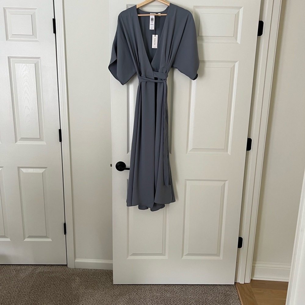 Aritzia Babaton Slate Long Sleeve Dress - Picture 2 of 6